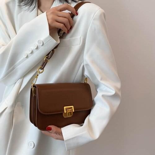 High-quality Small Fresh Casual All-match Lady Shoulder Bag 2021 Summer New Korean Fashion Simple Messenger Small Square Bag