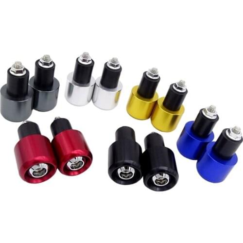 1 Pair 22MM Motorcycle Handlebar End Plugs Motorbike Handle Balancer Hat Cover For Suzuki DL650 V-STROM DL 650 VSTROM 2004-2009