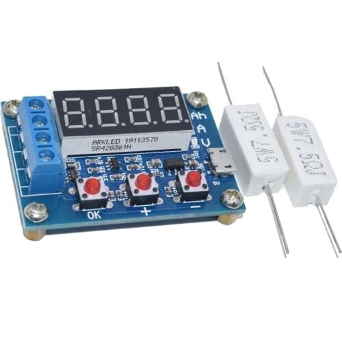 10PCS ZB2L3 Li-ion Lithium Lead-acid Battery Capacity Meter Discharge Tester Analyzer