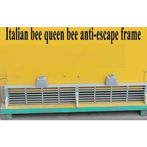 6Pcs Plastic Queen Anti Fly Frame Double Hole Anti Run Sheet Beekeeping Tools Supplies Hive Door Entrance Nest 40CM Length