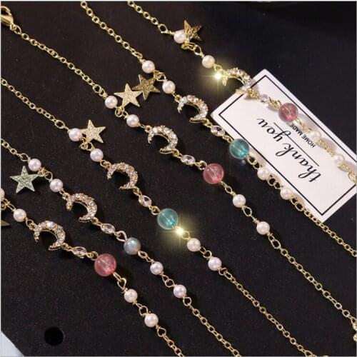 South Korea ins half-bend girlfriends bracelet female student net red little fairy two-person friend bracelet girl heart jewelry