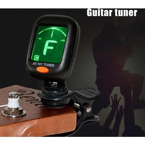 Digital Chromatic LCD Clip Type Electric Tuner Fits for Bass Guitar Ukulele Violin NOV99
