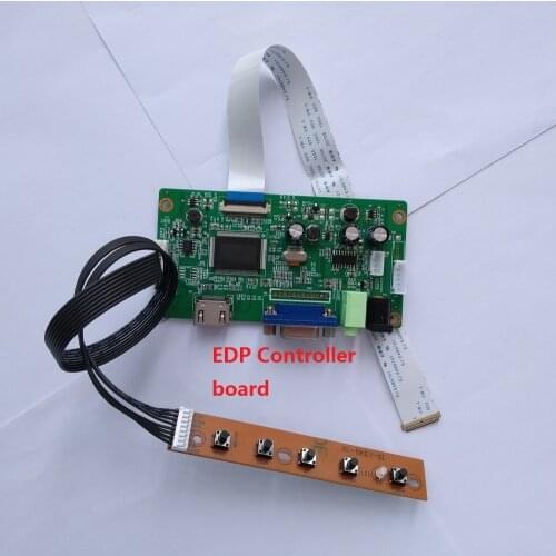 For N140BGE-EB3 KIT VGA LCD DIY LED EDP 30Pin SCREEN 14" display EDP HDMI Controller board monitor DRIVER 1366X768