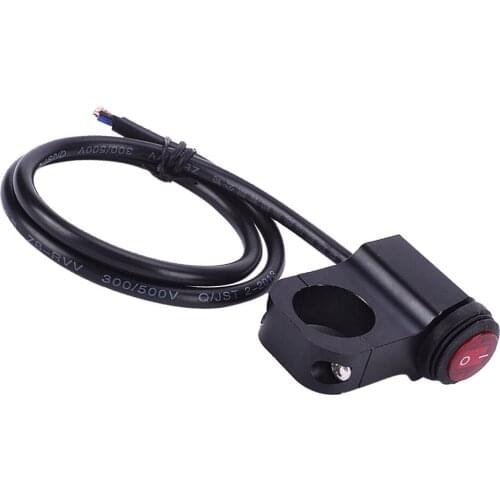 Motorcycle Handlebar Spot Lamp Headlight On Off Switch with indicator light