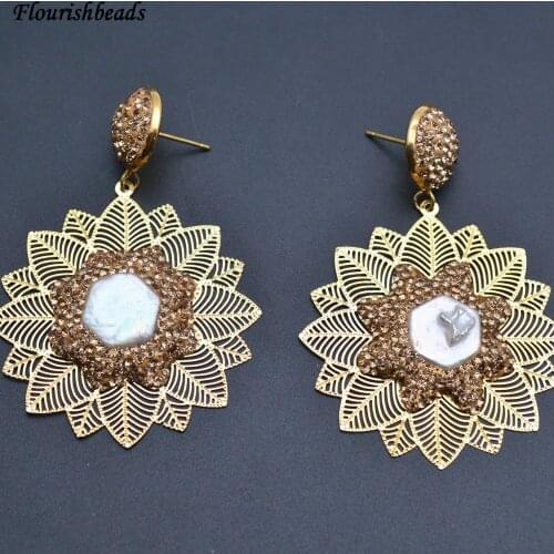 Flourishbeads Women's Gold Earrings