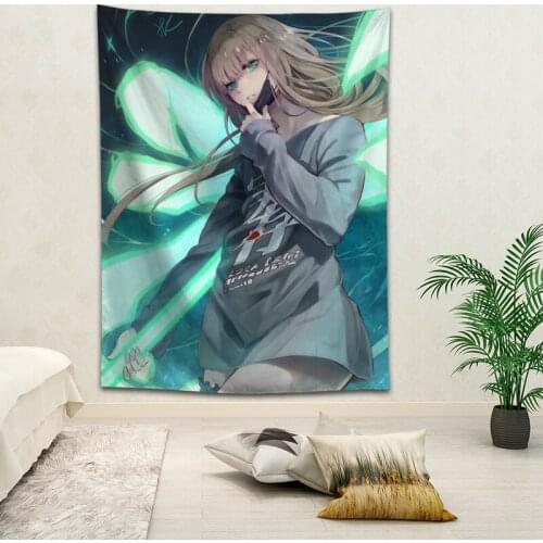 Hot Sale Custom Anime SINoALICE Printed Tapestry Background Decorative Tapestry Various Sizes Wall Hanging Decor
