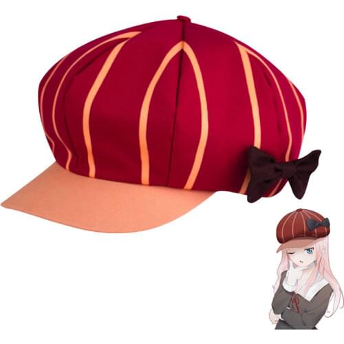 Anime Kaguya sama Love is War Anime Cosplay Hat Detective Cap Fujiwara Chika Women Lovely Girls Daily Cap Japanese Cartoon Gift