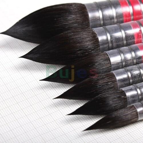 Alvaro Squirrel Hair Watercolor Brush, Mop Brush, Red Fat Professional Painting Brush, Neef117 Series,Watercolor,Single,Painting