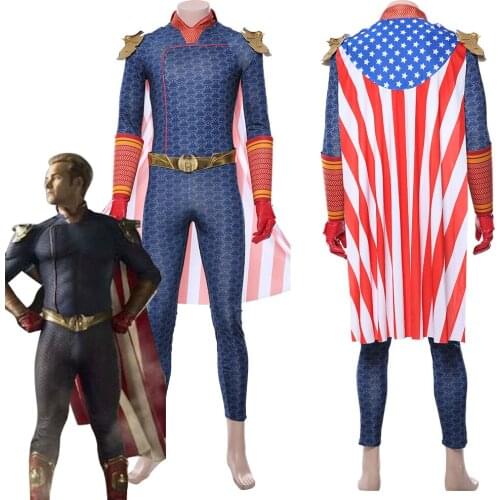 Antony Starr The Boys Homelander Cosplay Costume Halloween Suit