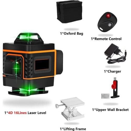 16 Lines Laser Level green line Self Leveling 360 Horizontal And Vertical Super Powerful Laser level green Beam laser level