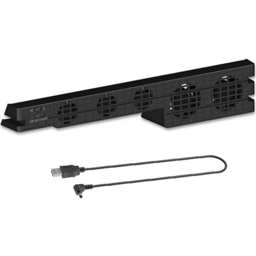 Ps4 Pro Cooling Cooler Fan Super Turbo Temperature Control With Usb Cable For Sony Playstation 4 Ps4 Pro Console Vertical Stand