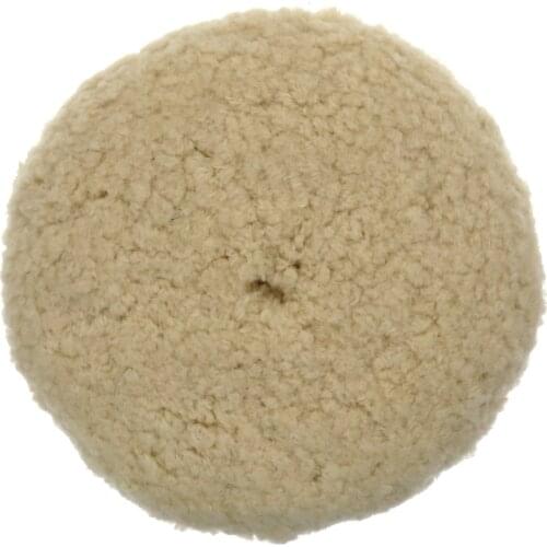 1Pc 7 Inch 175 mm Wool Polishing Pad For Polisher Machine Waxing Polishing Buffing Car Paint Care Polisher Pads For Car Polisher