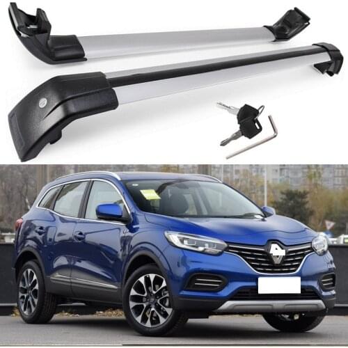 Lockable for Renault Kadjar 2015-2019 baggage luggage rack roof rack roof rail cross bar top cargo carrier