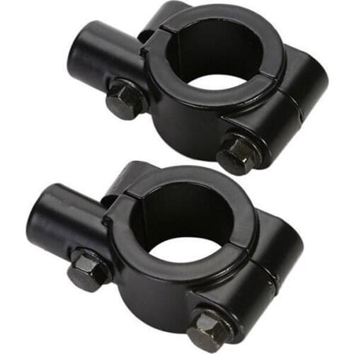 1Pc 10mm 7/8" Motorcycle Rearview Handlebar Mirror Mount Holder Adapter Clamp