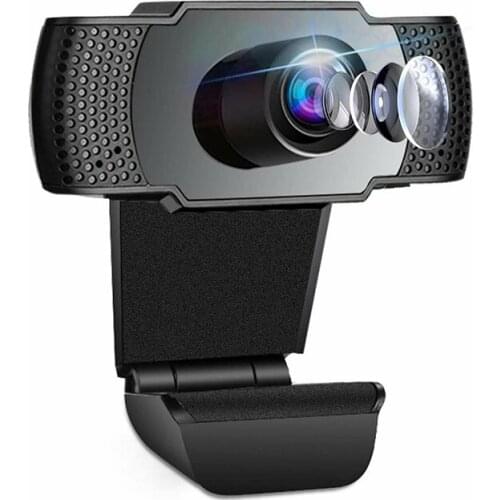 1080P Webcam Conference PC Web Camera With Mic For Laptop Desktop Tablet Rotatable Camera Video Recording Work