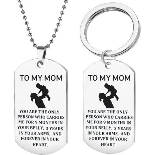 2021 new fashion popular dinosaur Necklace stainless steel round nameplate birthday gift family love hip hop