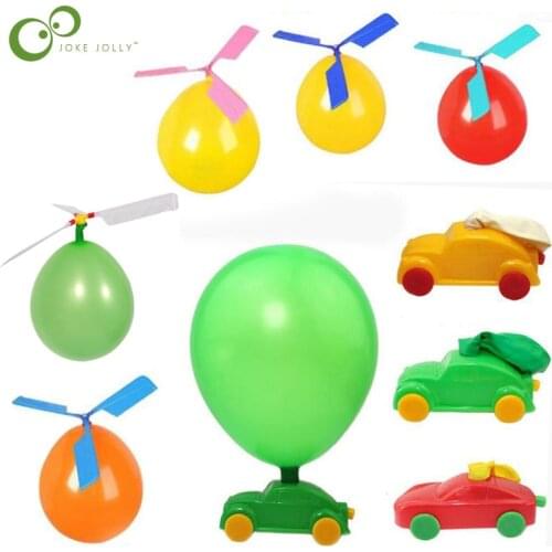 Classic Balloon Aircraft Helicopter Flying Toy Gifts balloon car balloon barrowload toys For Kids Children Babies Funny Toy WYQ