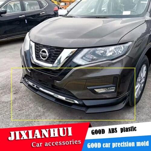 For Nissan X-Trail Body kit spoiler 2017-2019 For X-Trail ABS Rear lip rear spoiler front Bumper Diffuser Bumpers Protector
