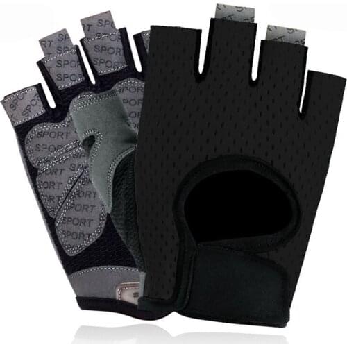Weight Ligting Half Finger Gloves, Woman Gym Workout Gloves, Bodybuilding Dumbbell Gloves, Fitness Hollow Gloves, Gym Equipment