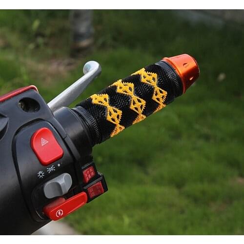 A312 Motorbike Handlebar Grips Anti-slip Camouflage Rubber For All 30mm Motorcycle Handle Grips 1 Pair