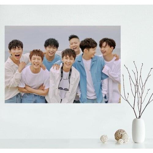 Custom Kpop BTOB Poster Wall For Living Room Art Poster Decoration Silk Fabric Bright Smooth No Frame Morden Print Wall