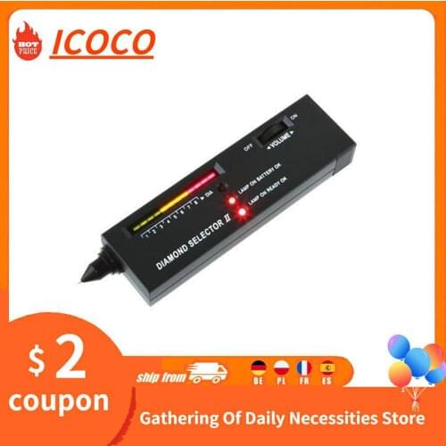 Professional Diamond Tester Gemstone Gem Selector High Accuracy Jewelry Watcher Tool LED Diamond Indicator Test Pen