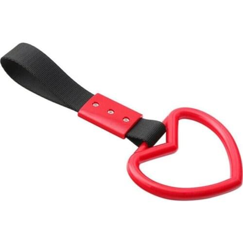 New JDM Racing HANDLE STRAP RING with Strong nylon strap for SUBWAY TRAIN BUS HANDLE STRAP CHARM Drift Car enthusiast Universal