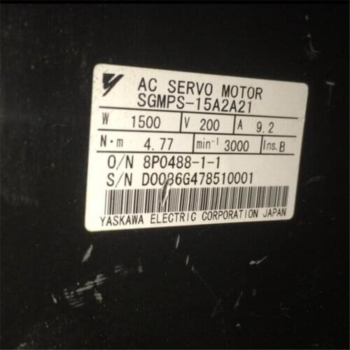 Used Tested Working SGMPS-15A2A21 AC SERVO MOTOR