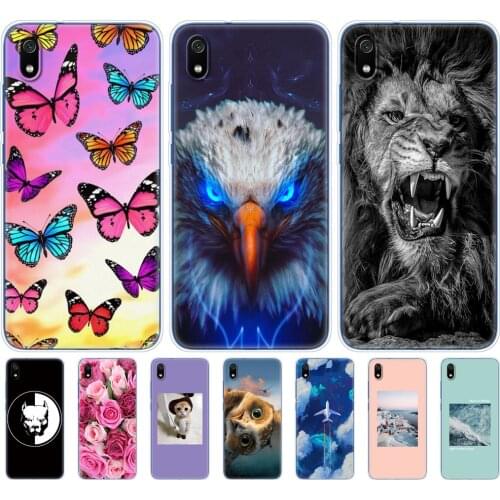 Silicon case for xiaomi redmi 7a cases full protection soft tpu back cover on redmi 7 a bumper hongmi 7a phone shell bag coque