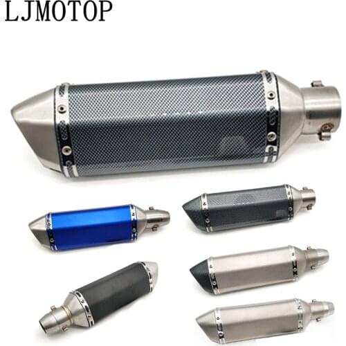 36-51mm Universal Modified Motorcycle Exhaust Muffler with DB Killer For Suzuki GSX550 TL1000 HAYABUSA GSXR1300 RG500 v250