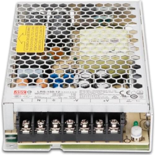 Meanwell LRS-150 series Enclosed Switching Power Supply single output 150W AC to DC12V/DC24V High efficiency cooling by free air