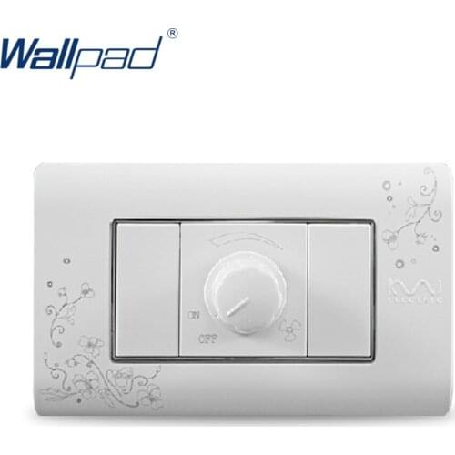 Fan Switch Speed Control Switch Wallpad Luxury Wall Switch Panel 118*72mm 10A 110~250V