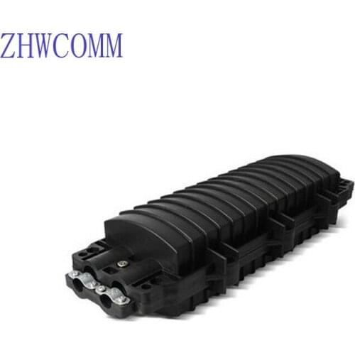 ZHWCOMM High quality 2 inlets 2 outlets 24 core fiber optic splice closure box