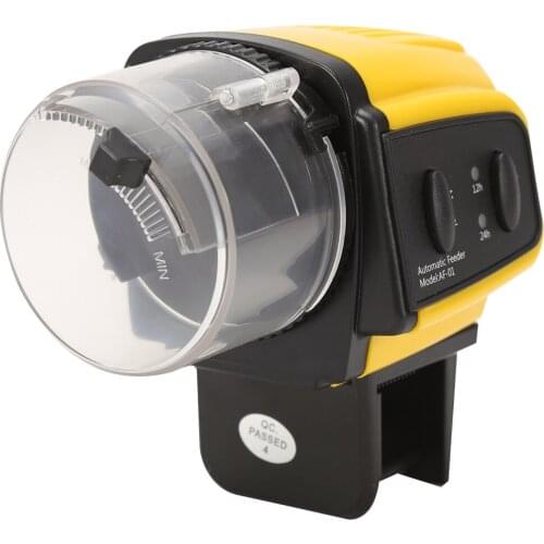 1Pc Digital Automatic Electrical Plastic Fish Feeder Timer Home Aquarium Tank Food Feeding Hot Portable Fish Feeder Tools