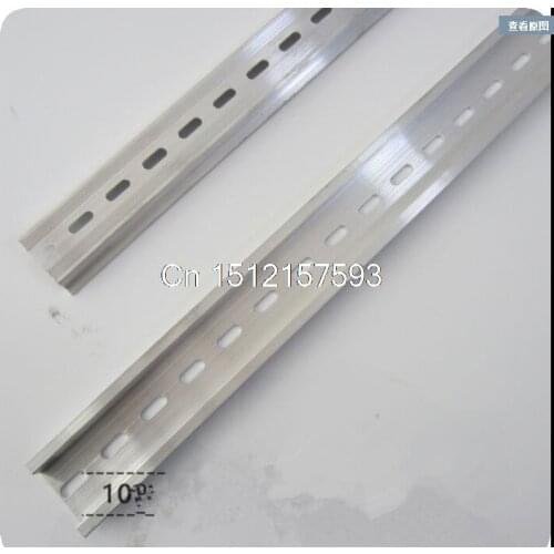 10Piece 0.5 Meter Aluminum Slotted DIN Rail
