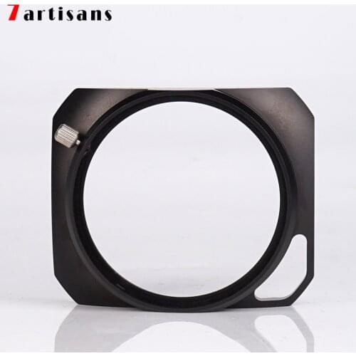 7artisans 7 artisan srectangular metal hood for 7artisans 28mm F1.4 Leica lens