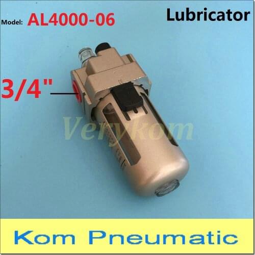 AL4000-06 Pneumatic Air Lubricator 3/4 Inch Air Source Treatment Units 3/4" bsp AL 4000 Series 6300L/Min Atomized LOE SMC Type