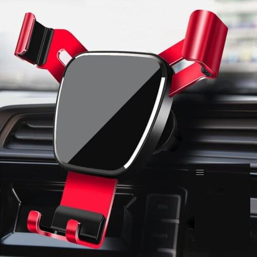 IXUR Gravity Car Holder For Phone Air Vent Clip Mount Mobile Cell Stand Smartphone GPS Support For iPhone 12 11 XS X XR Xiaomi