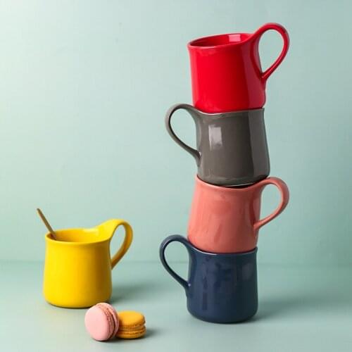 Kawashimaya ceramic mug large capacity water cup female family couple tea breakfast coffee cup