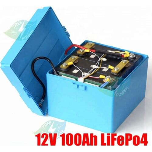 12v 100Ah LiFePO4 Deep Cycle Battery 12V LiFePO4 Battery Pack 12V 100Ah lithium iron phosphate battery for solar panel +charger