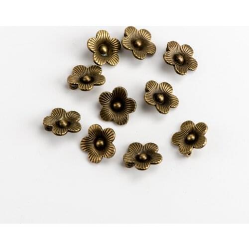 Small Flowers DIY Alloy Pendant Handicraft Accessories Charms Jewelry Findings & Components For Jewelry Making #JZ217