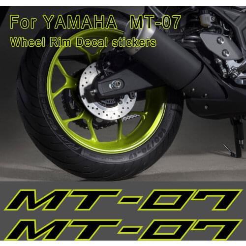Motorcycle Sticker 07 Decal Wheel Rim Fuel Tank Helmet Body Shell For YAMAHA MT-07 MT07 MT 07 Moto Sticker Film Paster