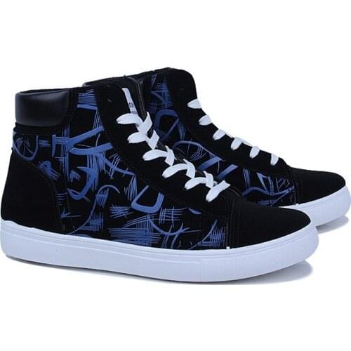 2018Hot Spring and Autumn Men Boots Comfortable Quality High Top Shoes Men New Casual Shoes Botas Breathable Masculinas39-48