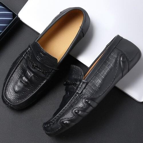 Men Flats Light Breathable Loafers Shoes Shallow Casual Shoes Man Moccasins Male Driving Shoes Plus Size 38-46 Handmade Sneakers