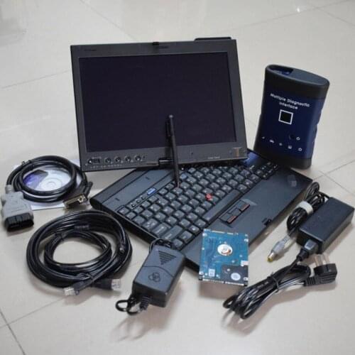 New Arrivel G M MDI Diagnostic Auto Repair Tool Tech2Win GDS with X200T Laptop X200T Software Installed HDD Car OBD2 Scanner