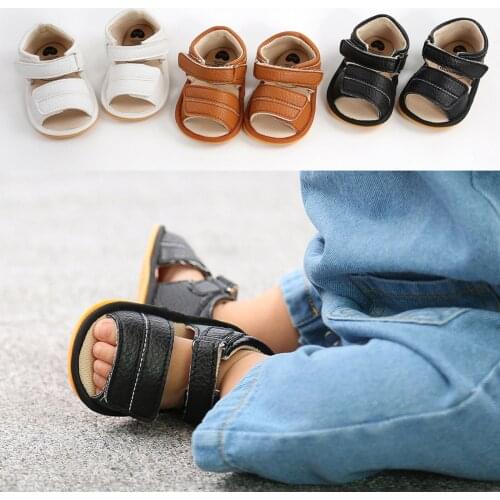 Toddler First Walkers Summer Outdoor Shoes Baby Boys Girls Sandals Soft Non-Slip Rubber Sole Prewalker Flat Walking Shoes