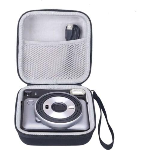 Carrying Bag Storage Box Protective Case Shell Portable Travel Shockproof for Fujifilm Instax Square SQ6 Camera