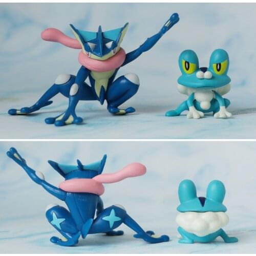 Pokemon Froakie and Greninja Cute Action Figure Ornament Model Toys