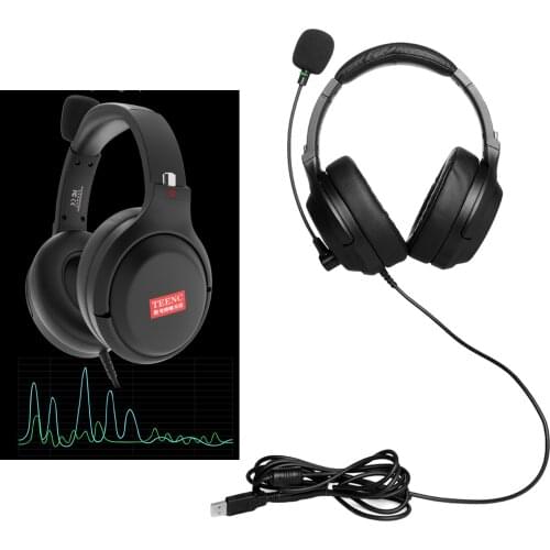 HiFi Stereo Wired Headphone with High Resolution Audio Deep Bass and Comfort Over The Ear Headphones for Testing Phone Laptops