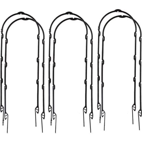 Plant Climbing Frame Support U-shaped Natural U-Hoops Durable Trees Vegetables Plastic Tomatoes Multifunction Garden Trellis